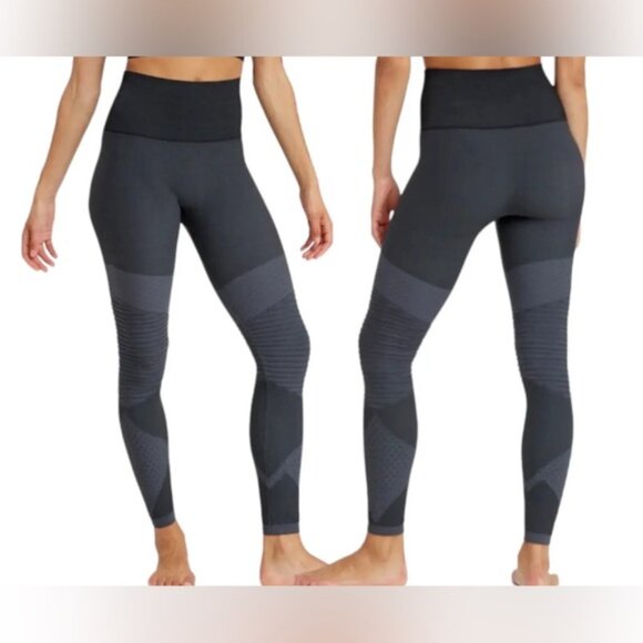 NWT SPANX Look At Me‎ Now Indigo Sky Seamless Moto Legging 50200R Size S - Picture 3 of 12